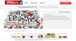Desktop Screenshot of polkurier.pl